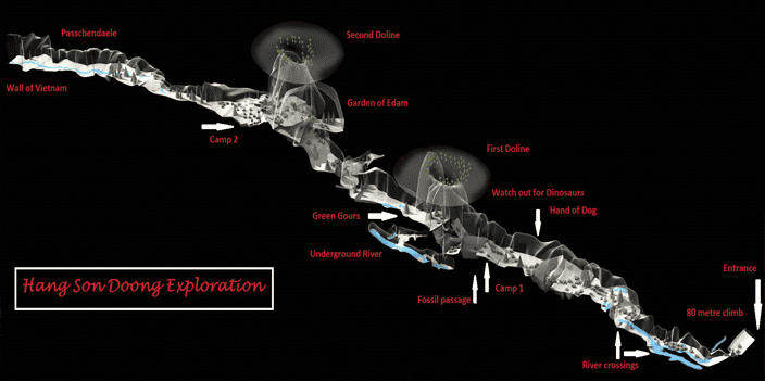 Mammoth Cave Map 3d Son Doong – Vietnam's Mammoth Cave | The Largest Cave In The World