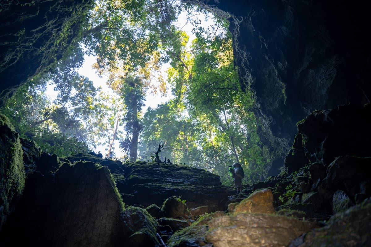 Once you climb past the wall, a 500 meter walk brings you to the final exit.