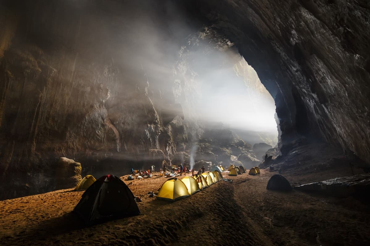 On the second night, travelers will camp at Doline 1, a scenic resting spot along the expedition.
