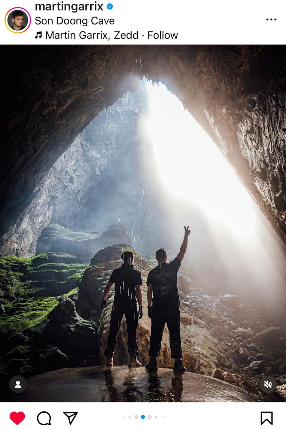 World-renowned DJ Martin Garrix explored Son Doong Cave in February 2024