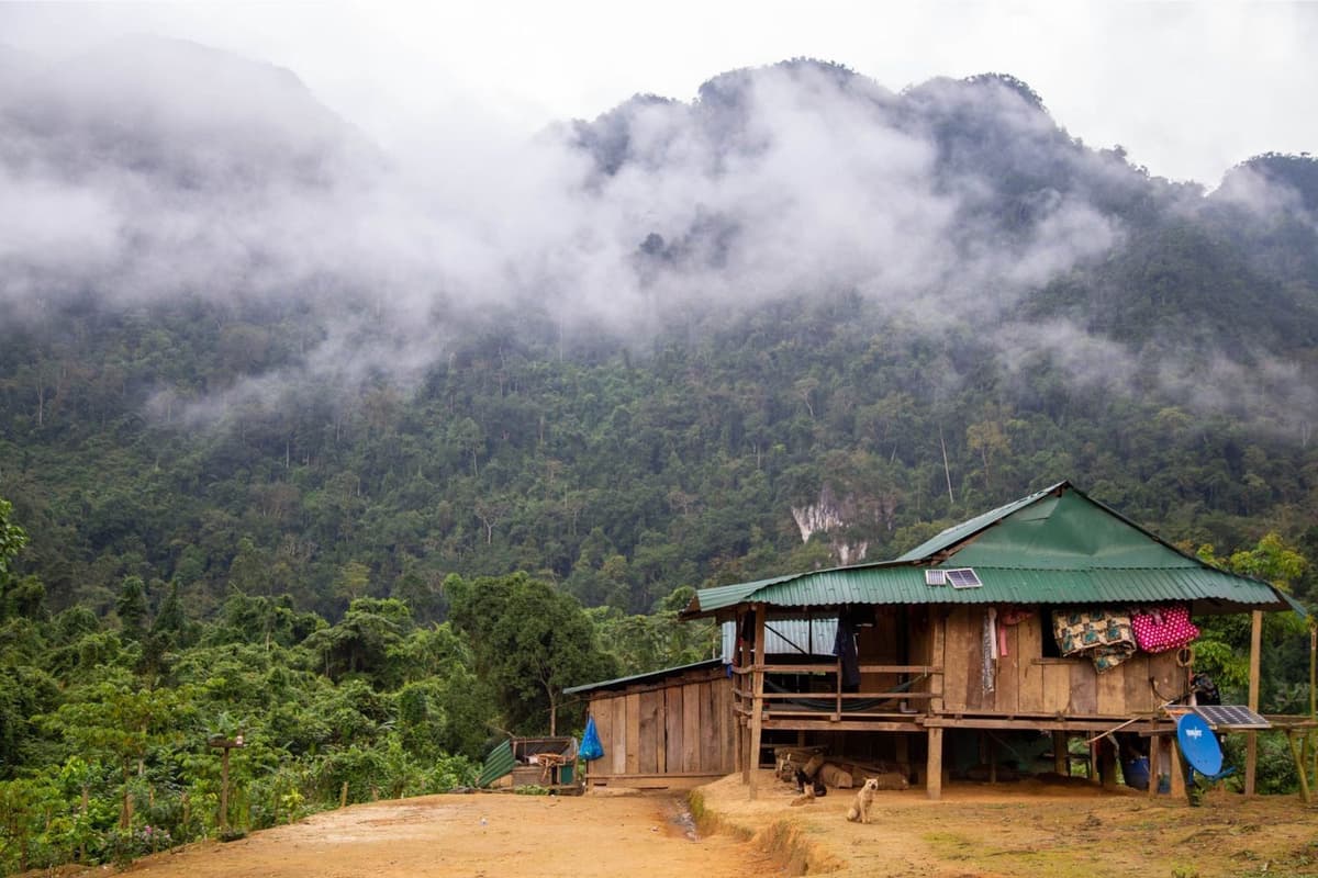 Given its remote and rugged terrain, life in Ban Doong Village is closely connected to the surrounding natural resources.